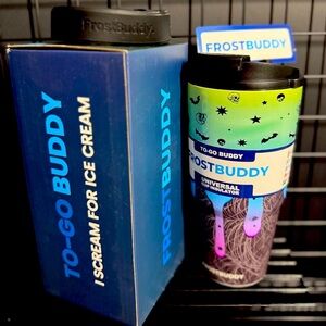 Frost Buddy I Scream 4 Ice Cream To-Go Buddy Insulated Tumbler NIB Glows in Dark